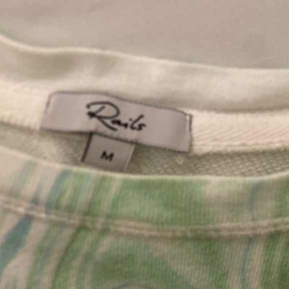 Rails green space dye tie dye sweatshirt size medium - Picture 2 of 4